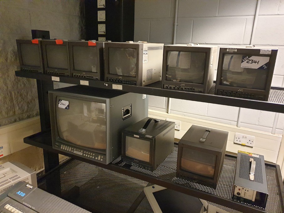 Qty various Barco, Ikegami, JVC CRT studio monitor...