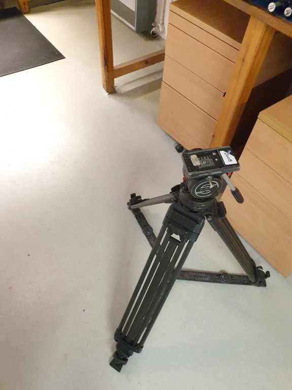 Vinten camera tripod with Sachtler head