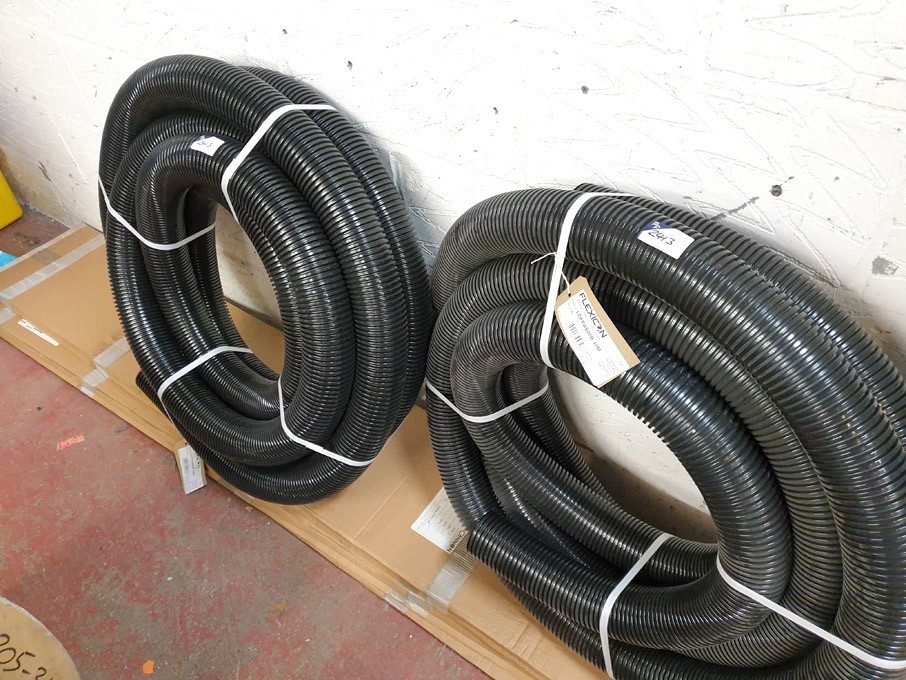 2 reels Flexicon LDFPAS80B-10M black conduit (unus...