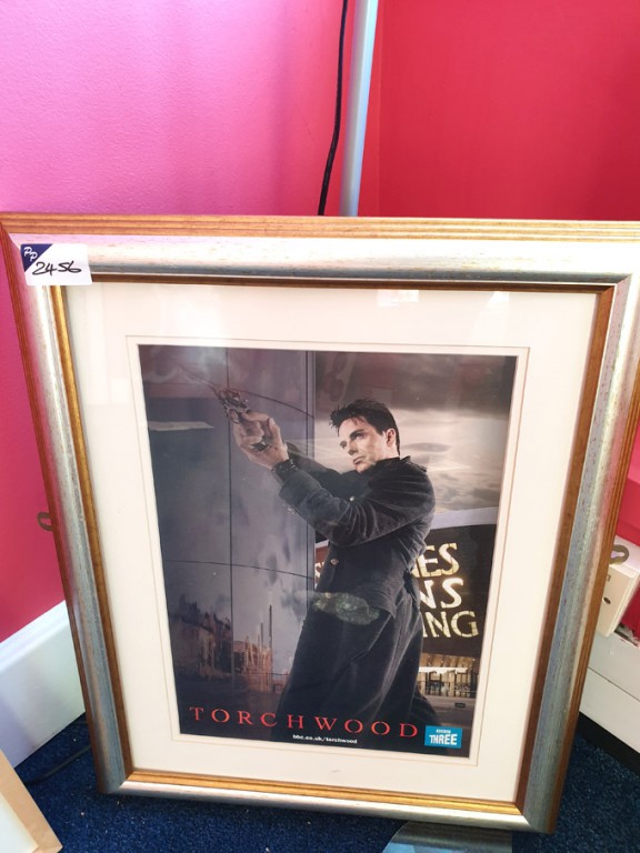 Framed 'Torchwood - John Barrowman' colour print,...