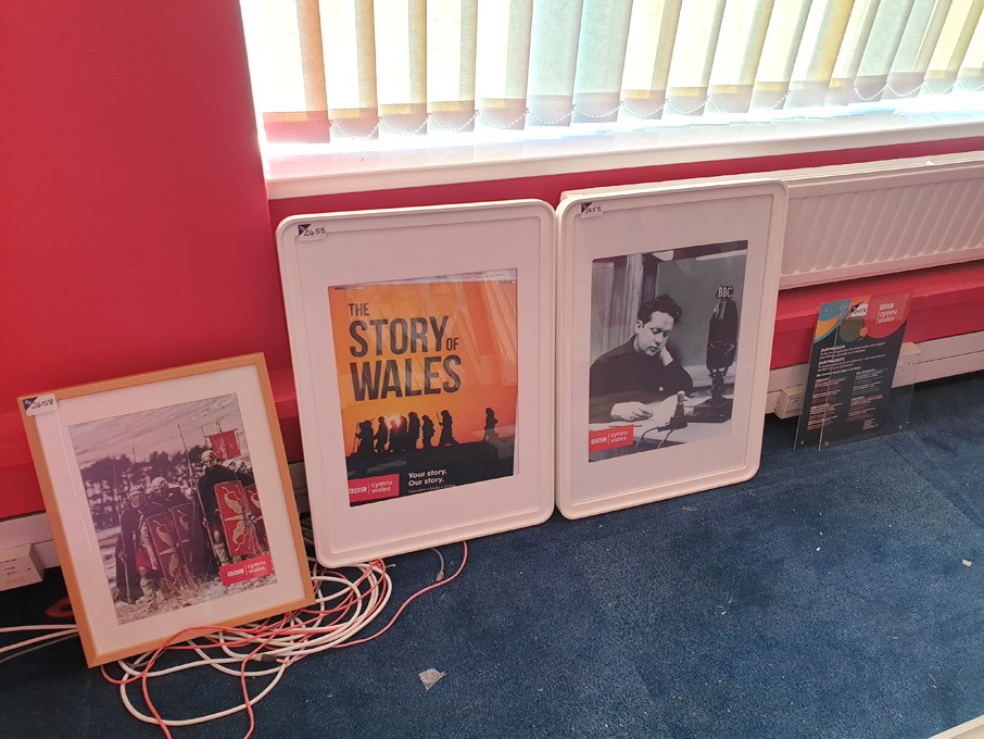 4x framed 'BBC Cymru Wales' colour prints