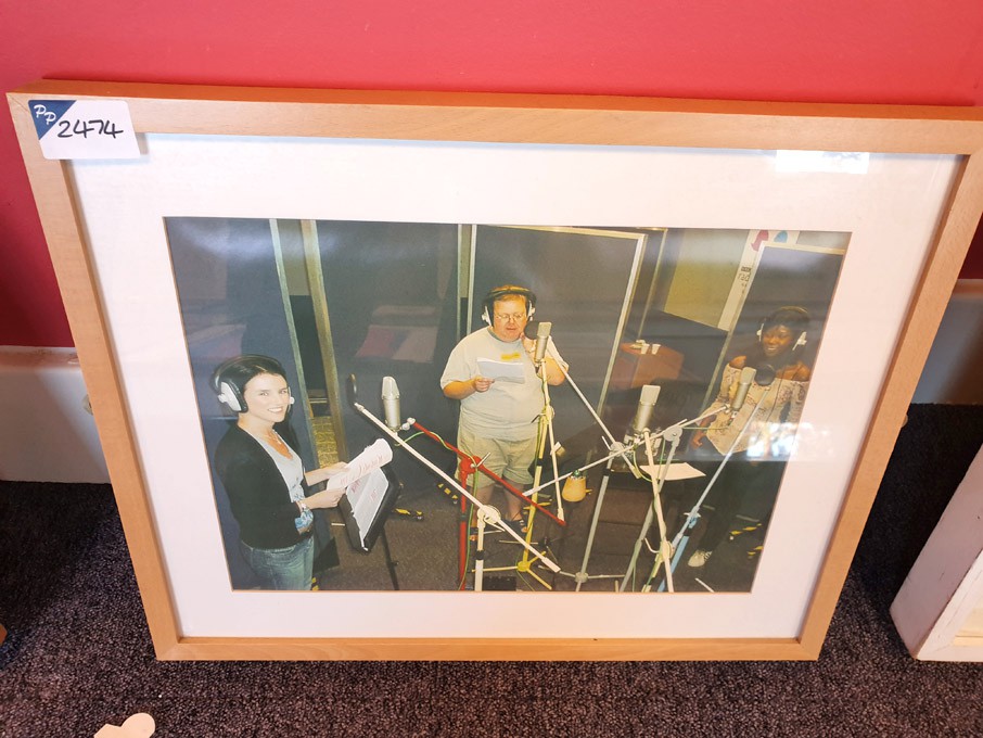 BBC Studio Rehearsal' framed colour photograph, 52...