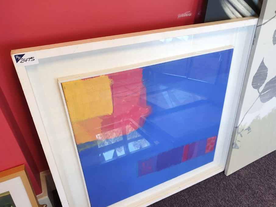 Colour oil painting on canvas in frame, 870x820mm...