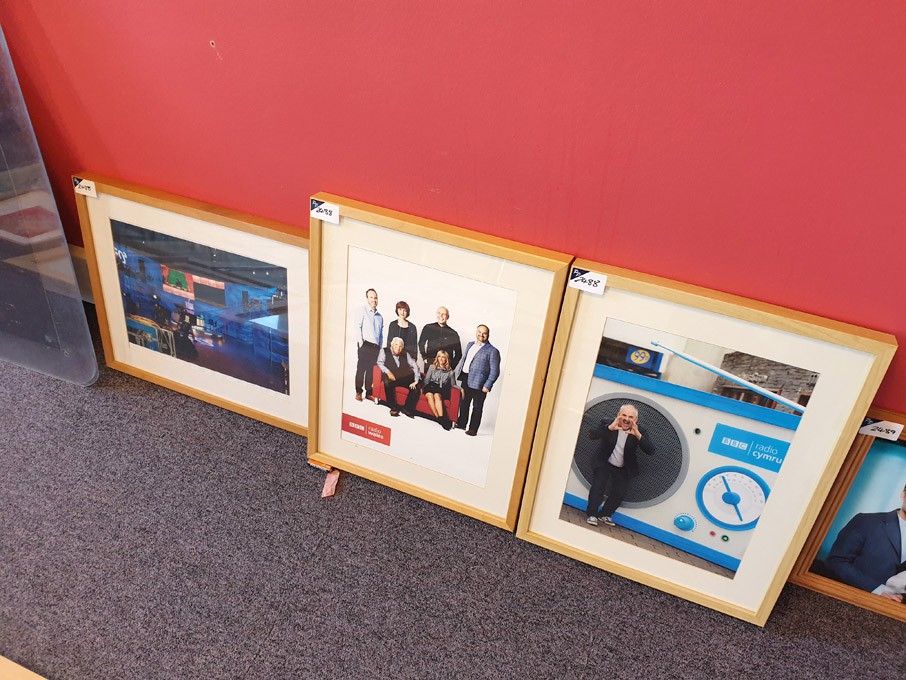 3x 'BBC Radio Wales, BBC Radio Cymru' colour frame...