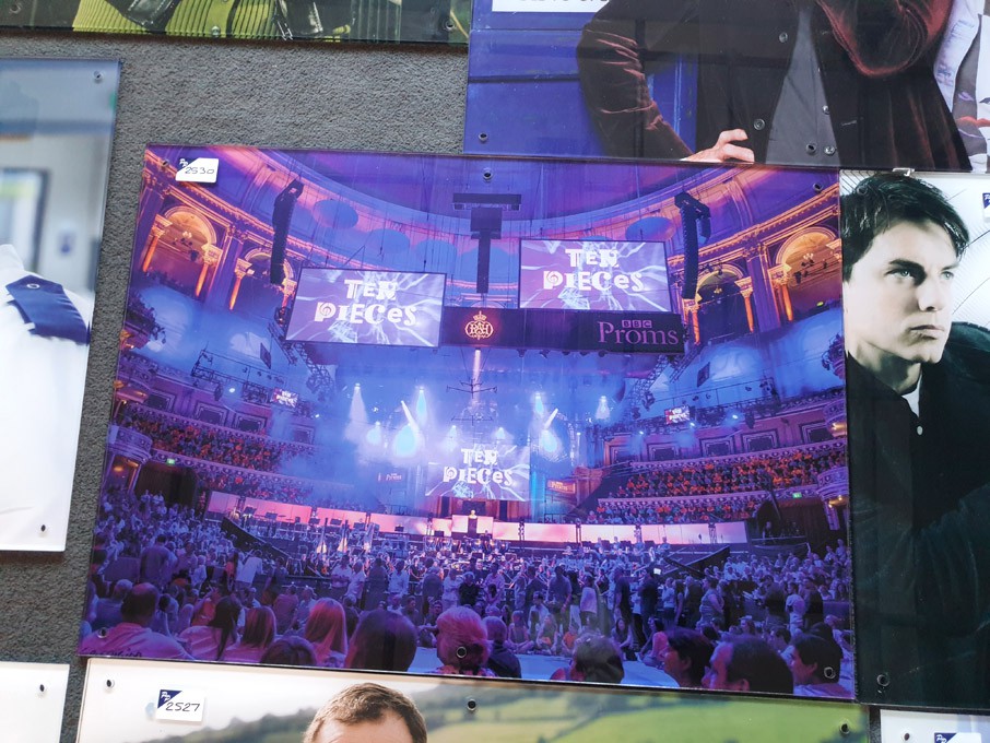 'BBC Proms - Tier Pieces' colour photograph, persp...