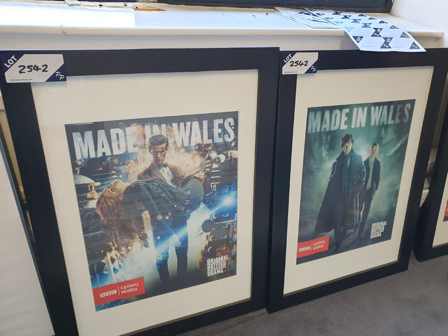 'BBC Torchwood, Doctor Who' colour framed posters