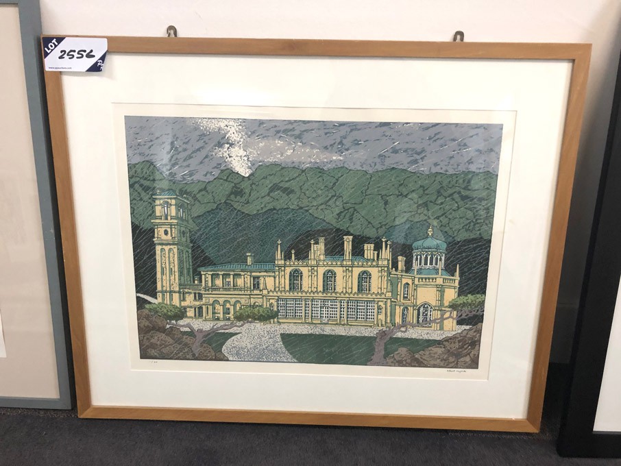 Colour print signed by Robert Meyrick, 1/40, 900x7...