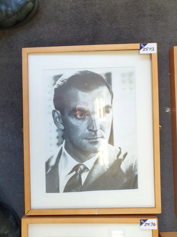 AMEND: 'Stanley Baker' black & white framed ph...