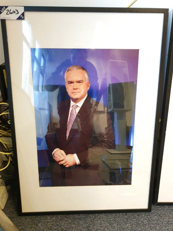 'BBC Presenter - Hue Edwards' colour framed photog...