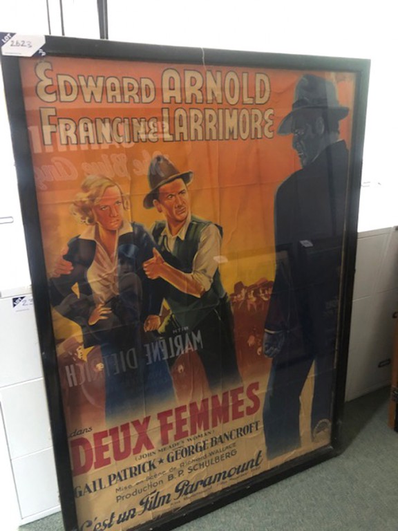 Deux Femmes framed colour poster
