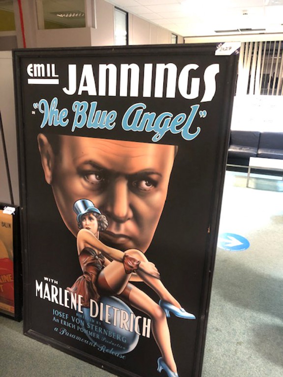 The Blue Angel framed colour poster