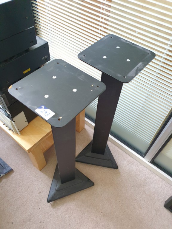 2x Genelec floor mounted speaker stands