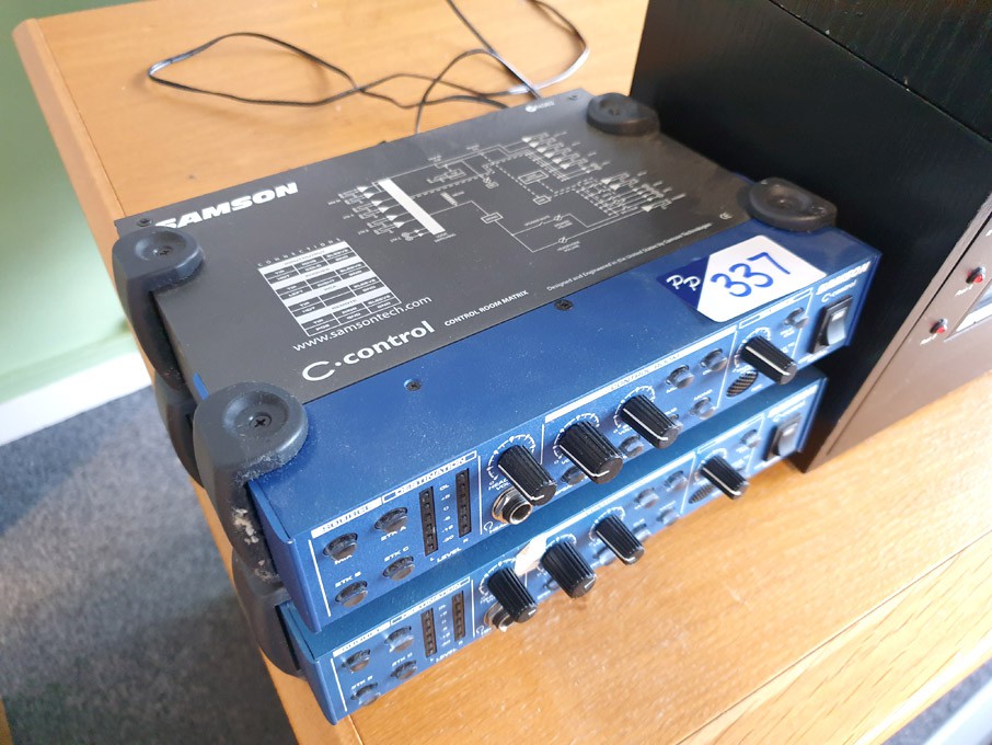 2x Samson C control room matrix
