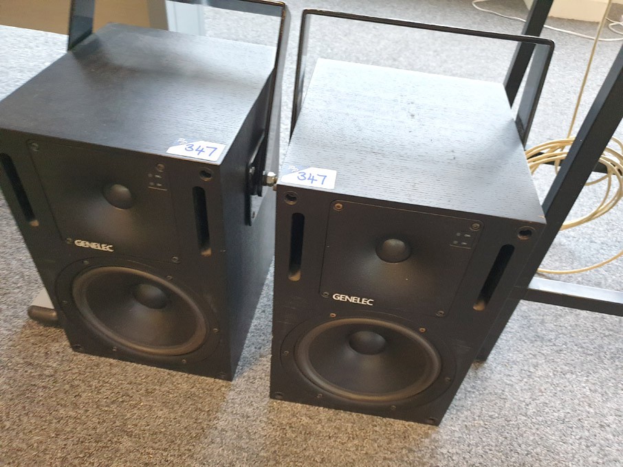 Pair Genelec 1031A bi-amplified monitoring system