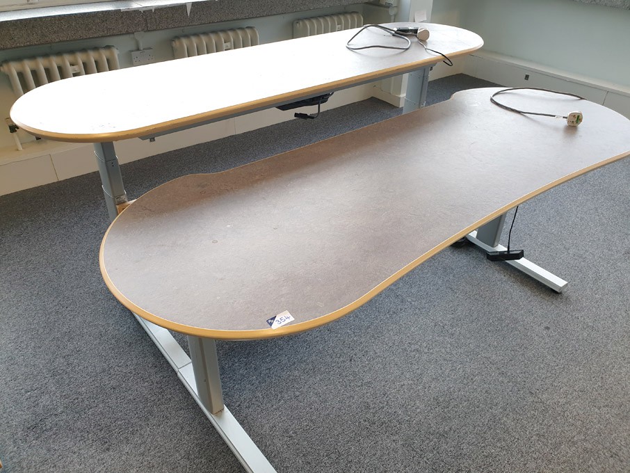 Linak 2 tier studio desk, electric rise / fall, 20...
