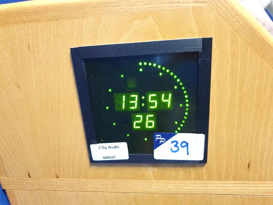 Wharton digital studio clock