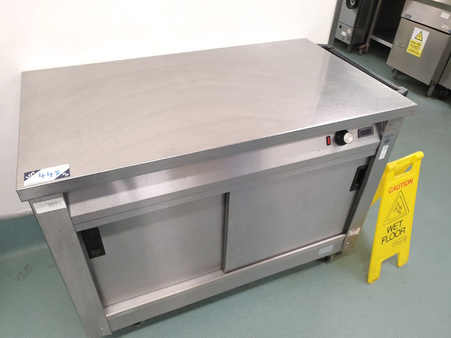 Foster stainless steel mobile under counter warmin...