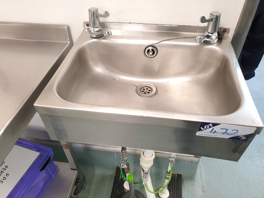 2x stainless steel food preparation sinks.460x360m...