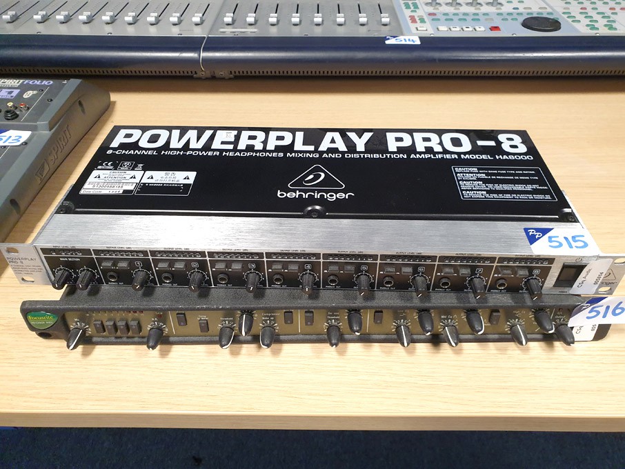 Behringer HA8000 powerplay pro 8 high power head p...