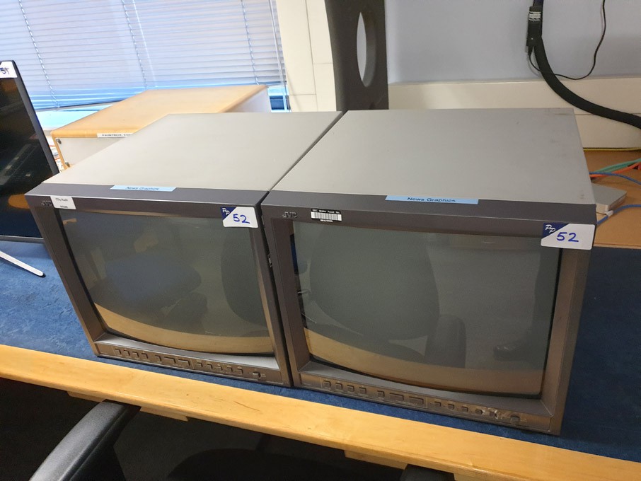 2x JVC TM-1750PN-S CRT studio monitors
