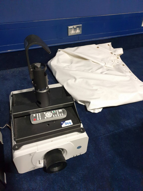 Panasonic PT-D2570E DLP projector with 4x3m approx...