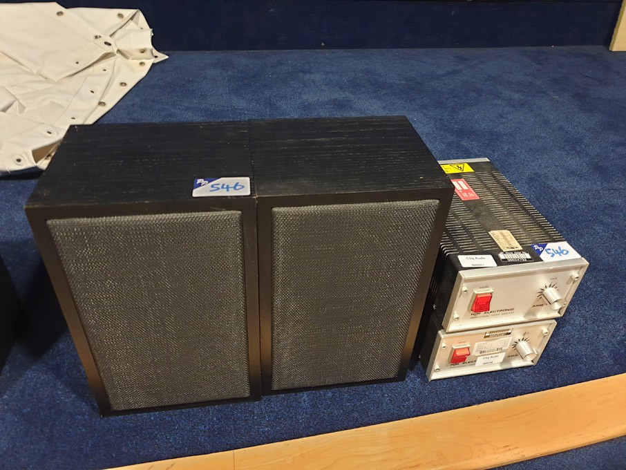 Pair Harbeth LS3/5A professional monitor loudspeak...