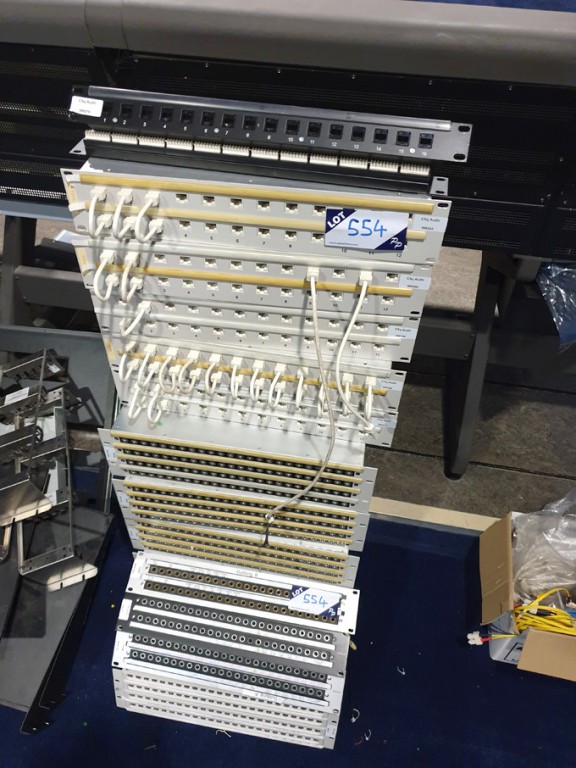 Large Qty various patch panels, network switches e...