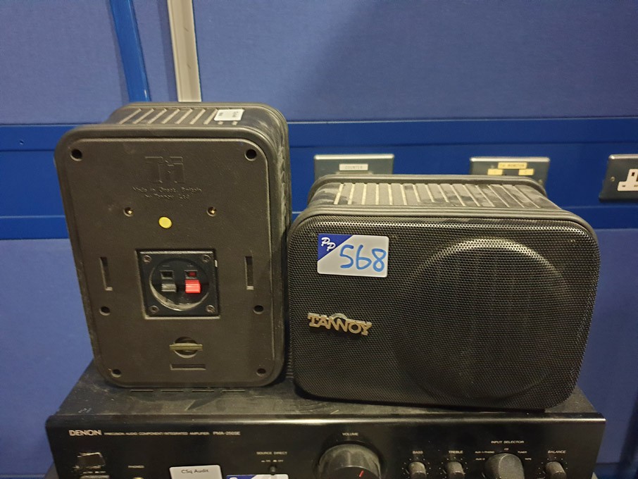 2x Tanoy speakers