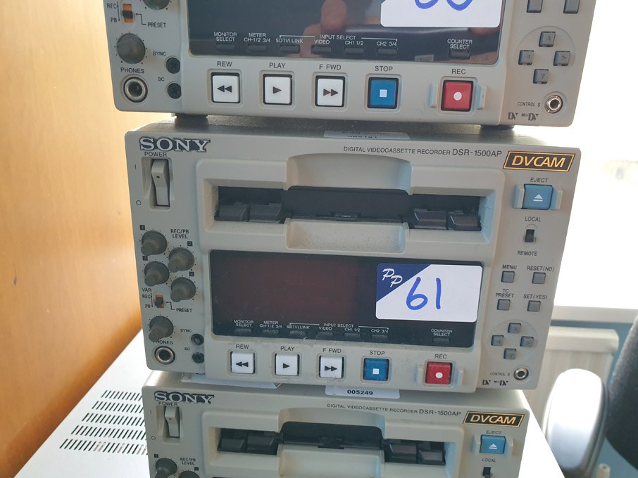 Sony DSR-1500AP digital video cassette recorder