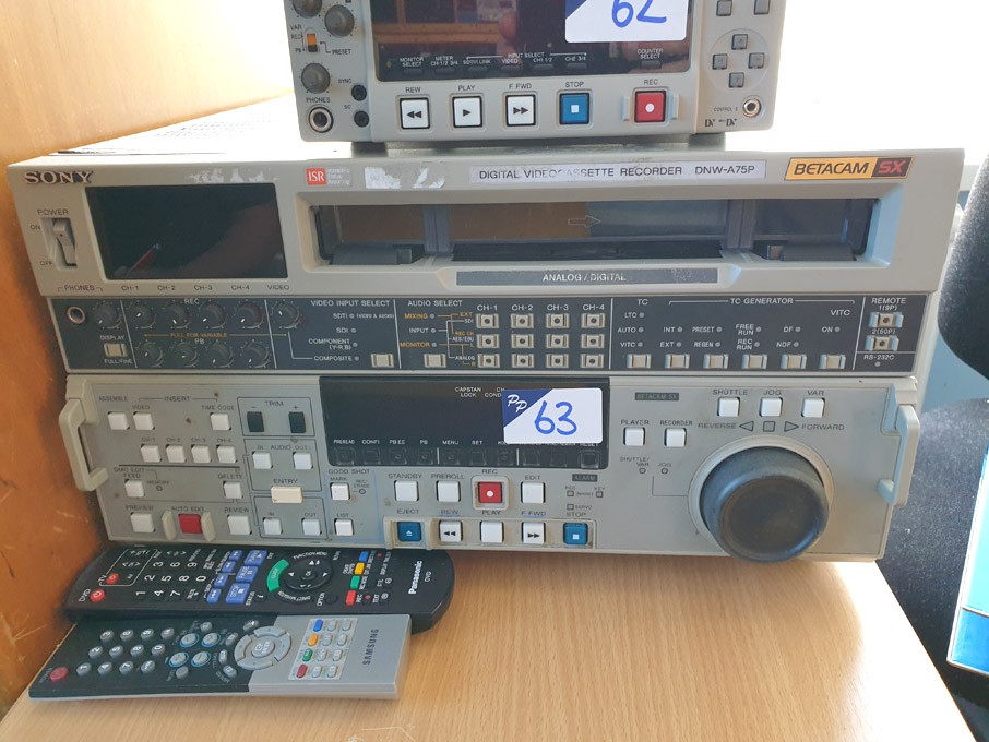 Sony DNW-A75P digital video cassette recorder