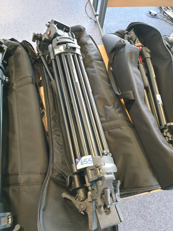 Manfrotto 525MVB tripod in case