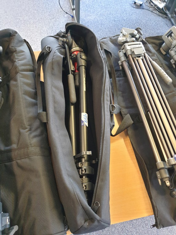 Manfrotto 745B tripod in case