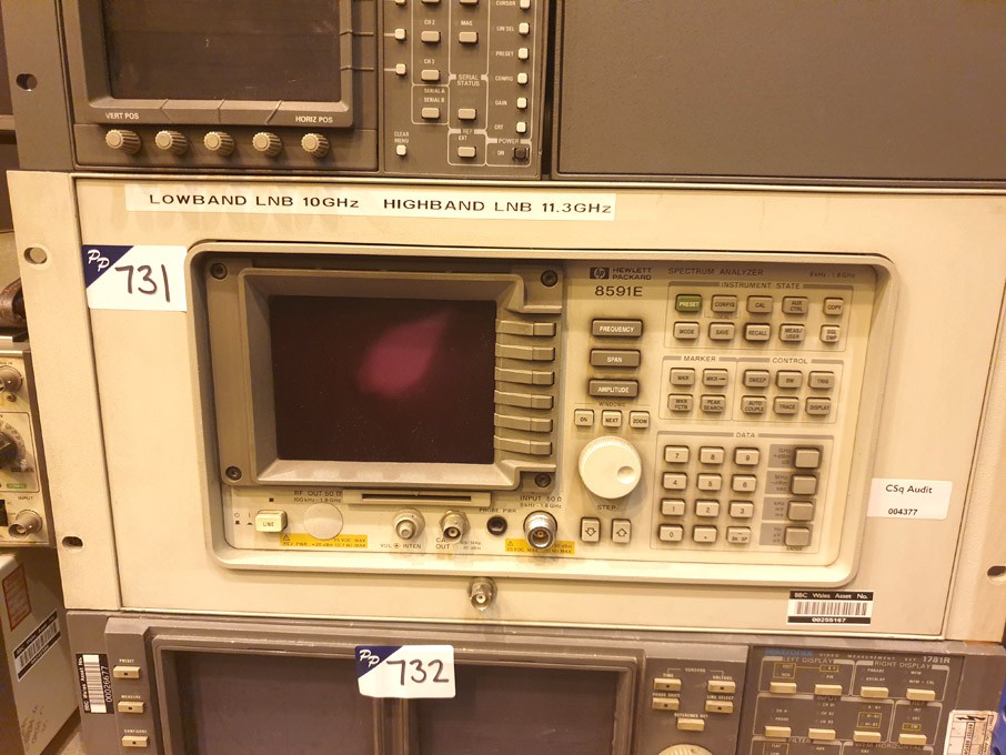 HP 8591E spectrum analyser