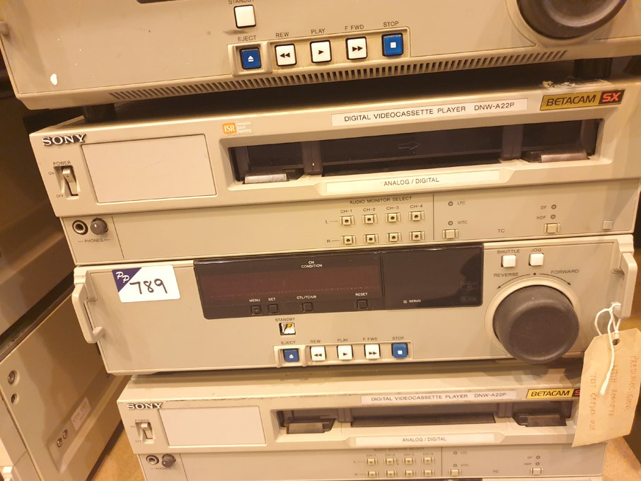 Sony DNW-A22P digital video cassette recorder, s/n...