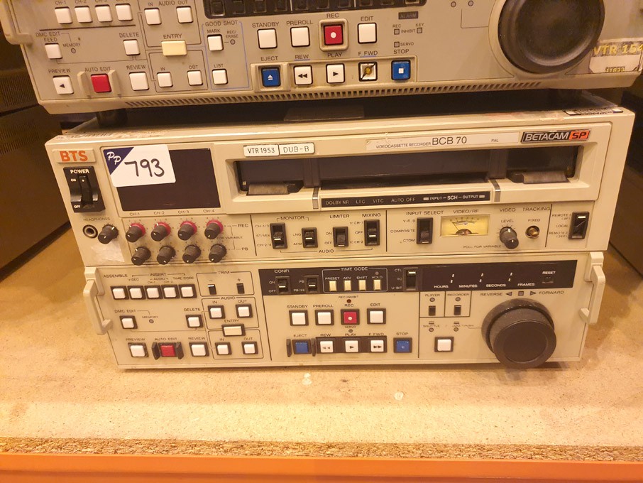 BTS BCB70 video cassette recorder, s/n 769
