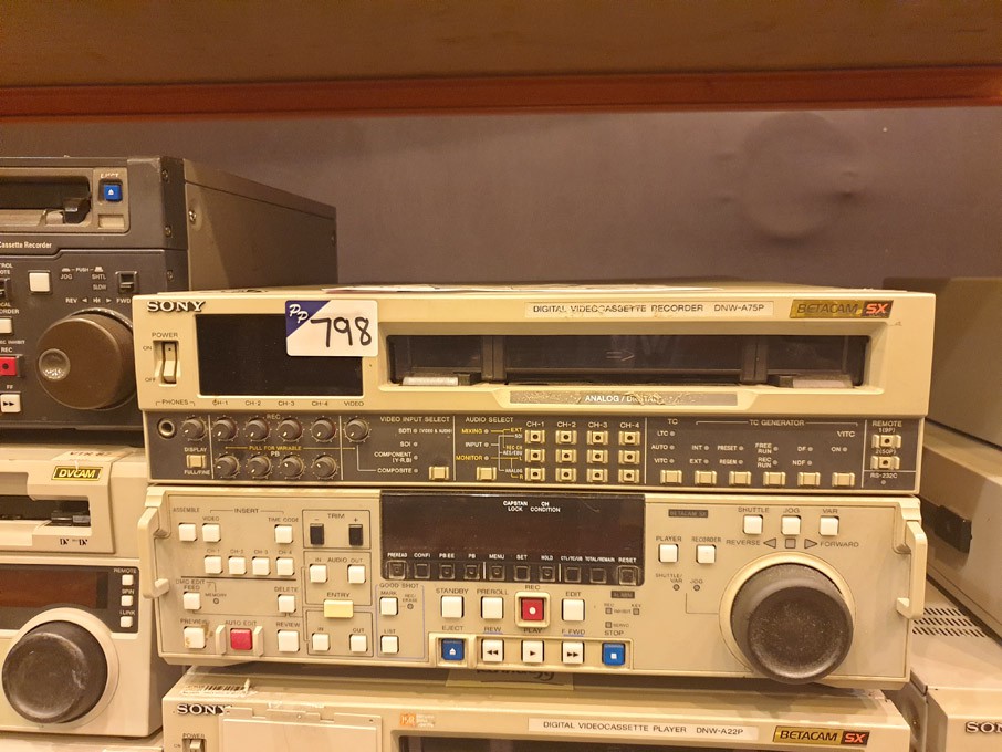 Sony DNW-A75P digital video cassette recorder, s/n...
