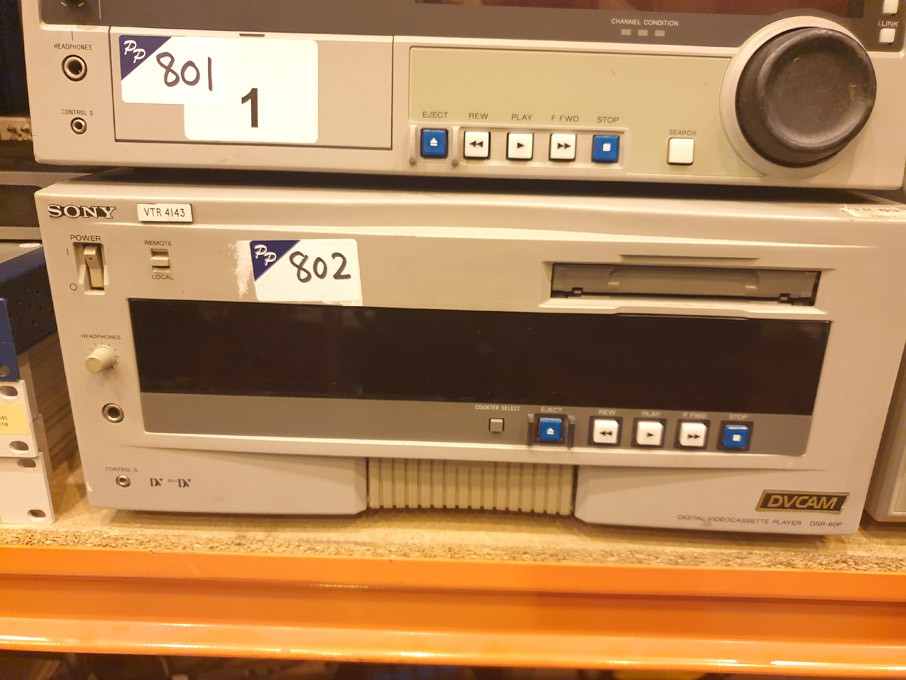 Sony DSR-60P digital video cassette player, s/n 11...