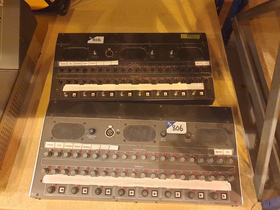 2x CTP systems RU5408 command talk back units