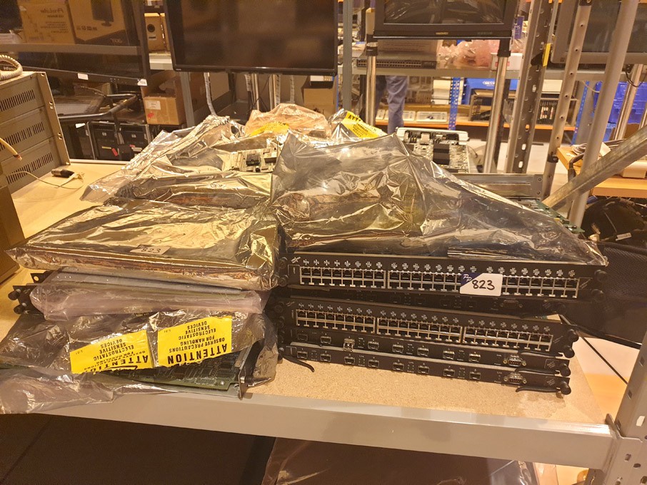 Qty various Foundry Networks modules inc: J-F48E,...