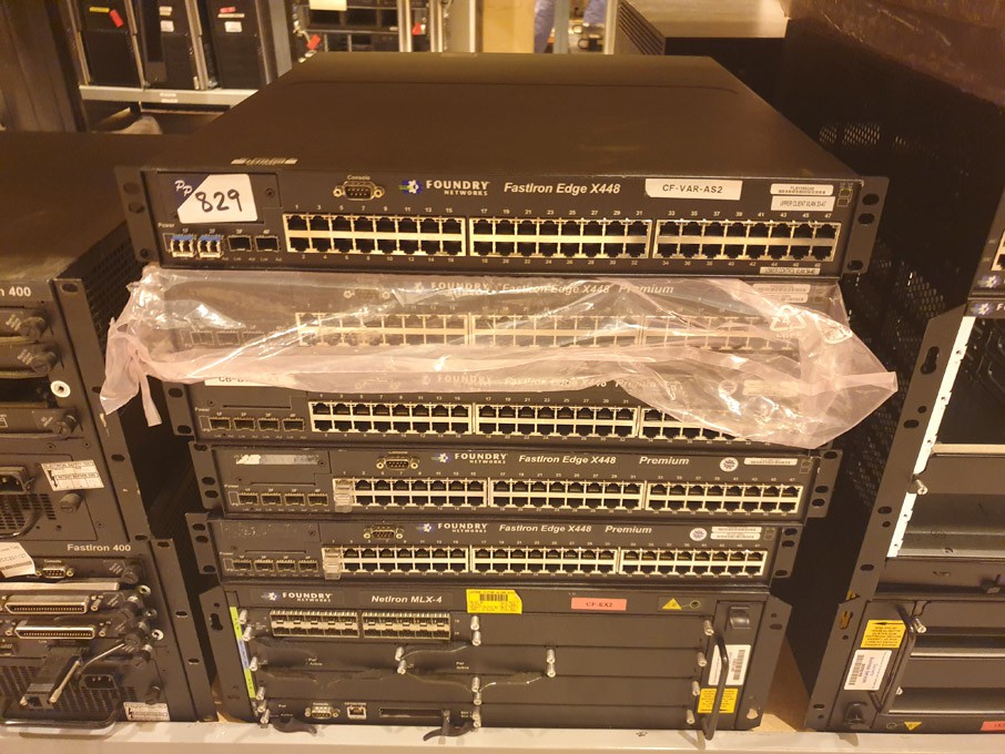 Foundry Networks inc: 5x Fast Iron Edge X448, Net...