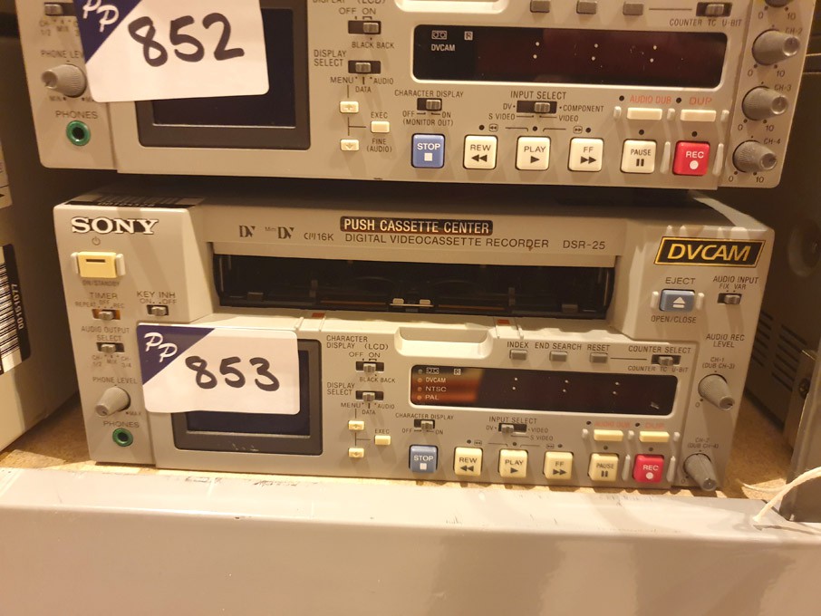 Sony DSR-25 digital video cassette recorder, s/n 2...
