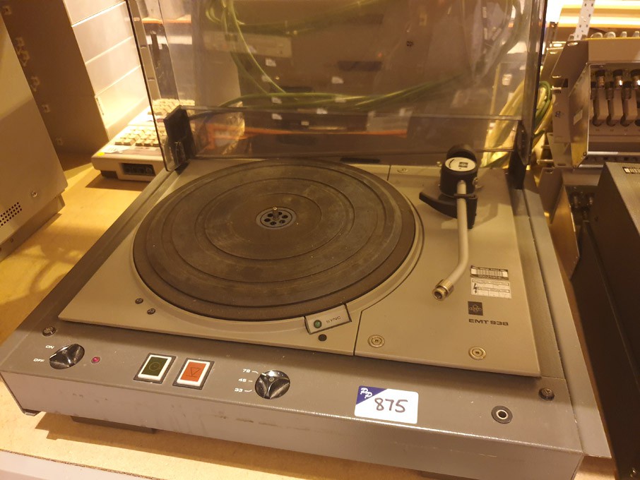 EMT 938 professional turntable