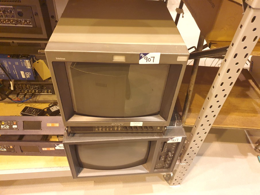 Sony PVM-14M2E CRT studio monitor, Melford DU-16-1...