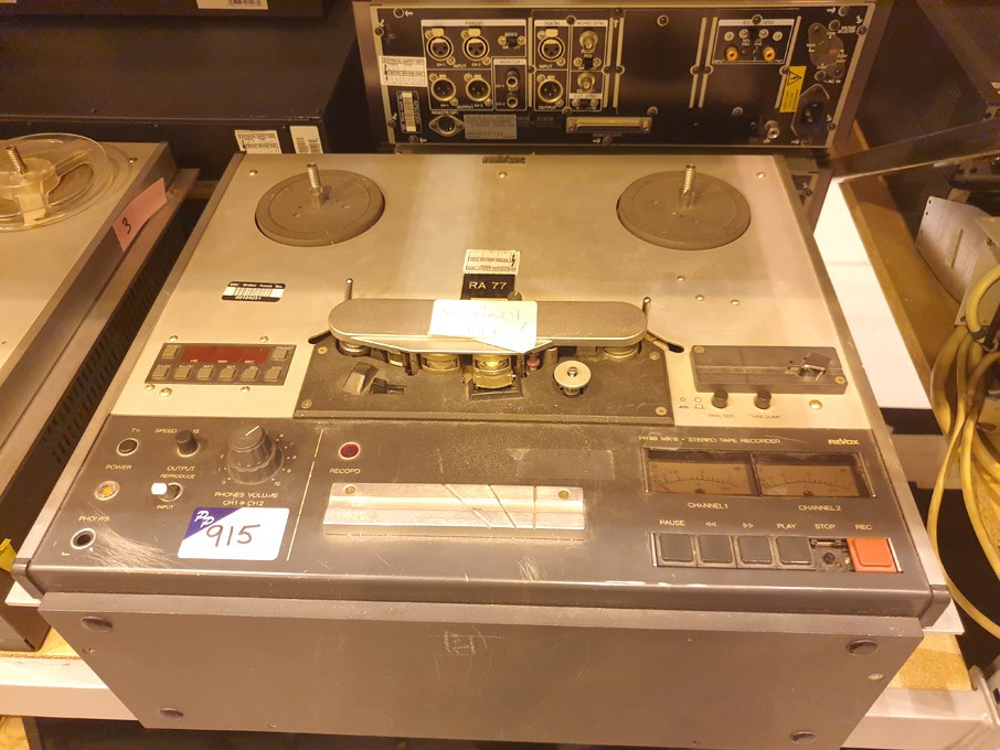 Revox PR99 MKII reel to reel stereo tape recorder...