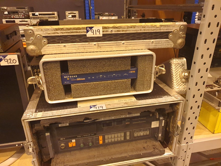 Key base & repeater unit & Netgear ISDN router in...
