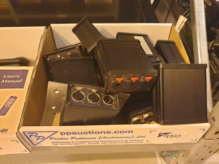 Qty various Canford parallel boxes
