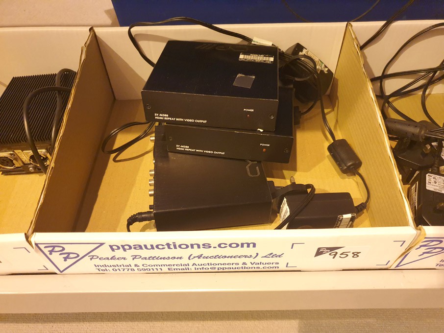 3x CYP CM-388 HDMI repeat with video output units