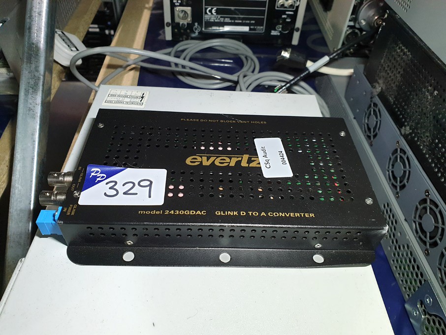 Evertz 2430GDAC G Link D to A convertor