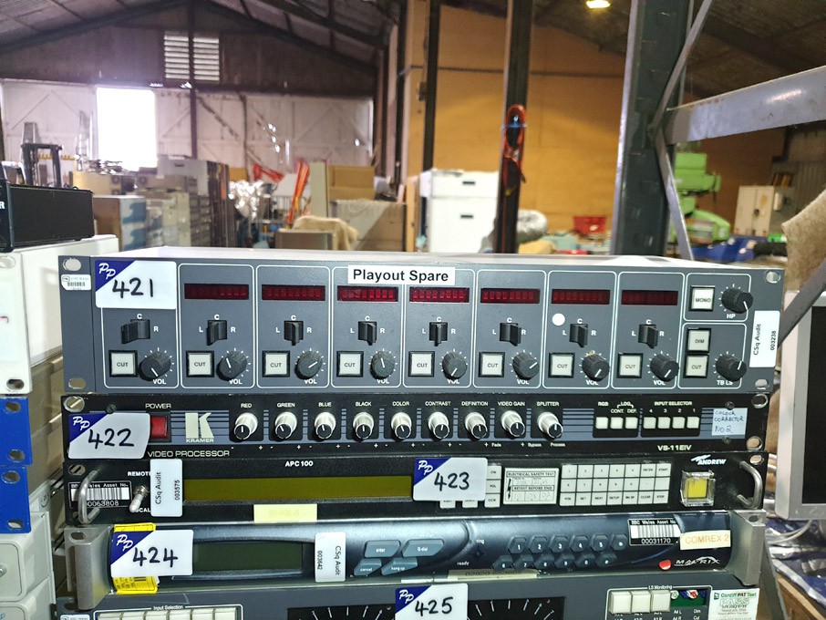 Audionics 8 channel audio monitoring unit
