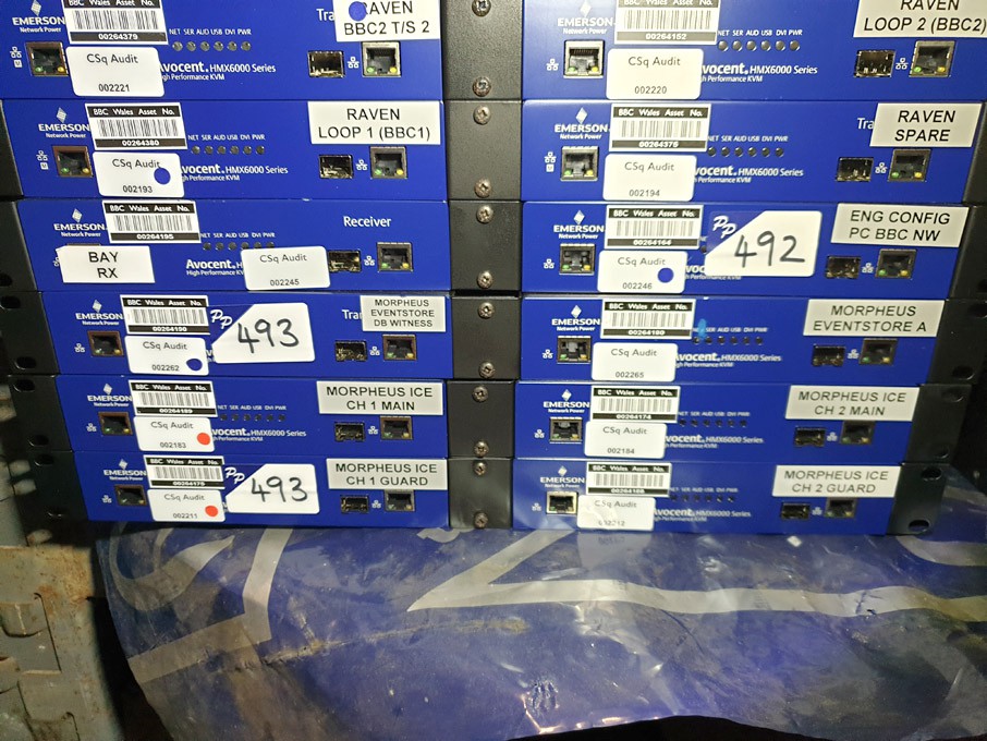 6x Imerson Avocent HMX6000 high performance KVM sw...